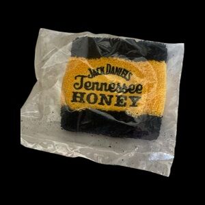 Jack Daniels Tennessee Honey Black and Yellow Wristband